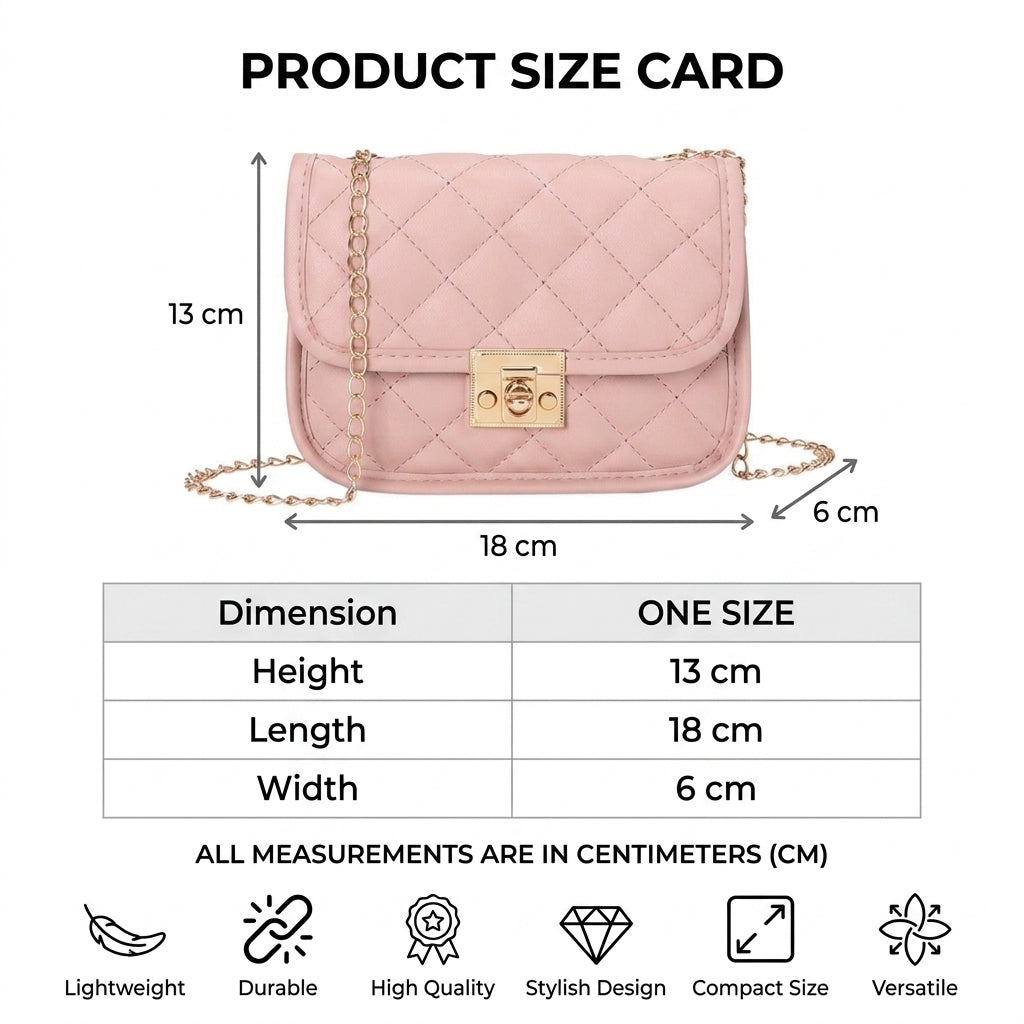 LENCE Quilted Mini Bag