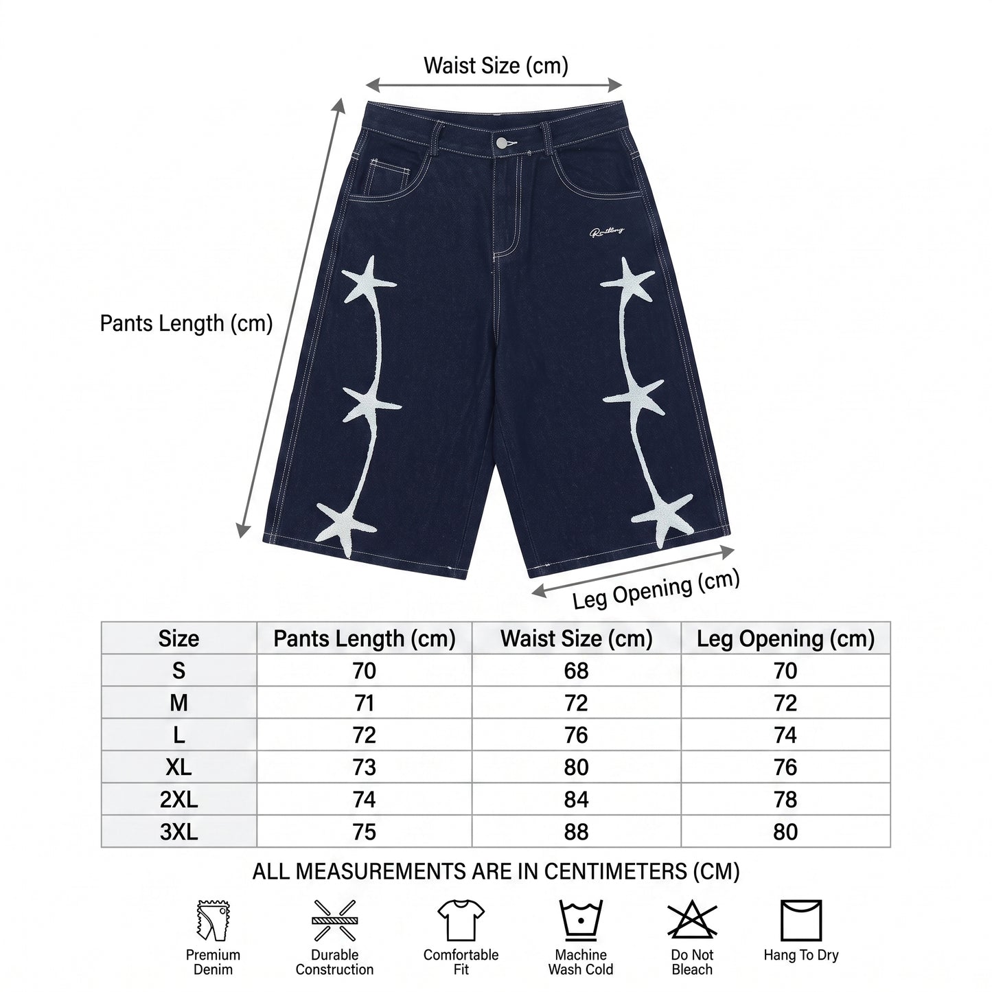 LENCE Wide Capri Shorts