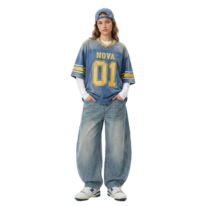 LENCE Patchwork Jeans - Lence Store