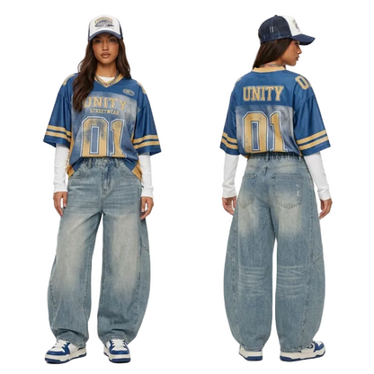 LENCE Patchwork Jeans - Lence Store