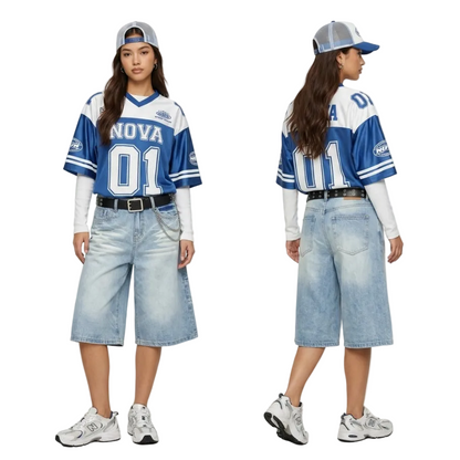 LENCE Washed Capri Shorts - Lence Store