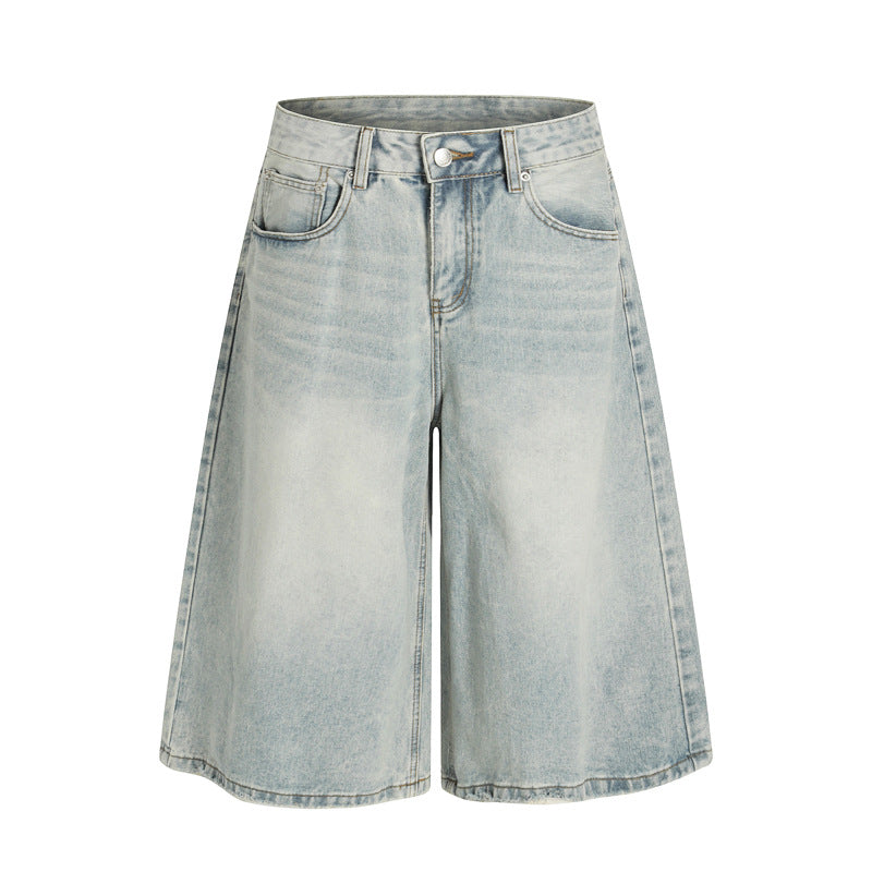 LENCE Retro Denim Shorts