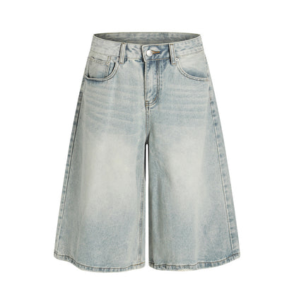 LENCE Retro Denim Shorts