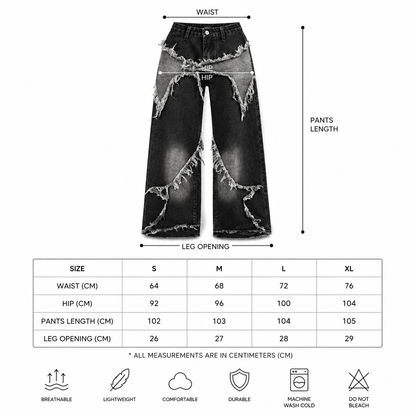 LENCE Star Patch Denim