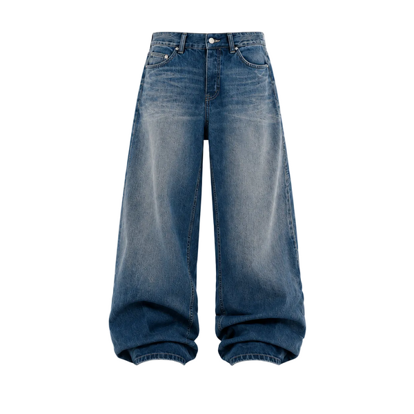 LENCE Loose Wash Jeans
