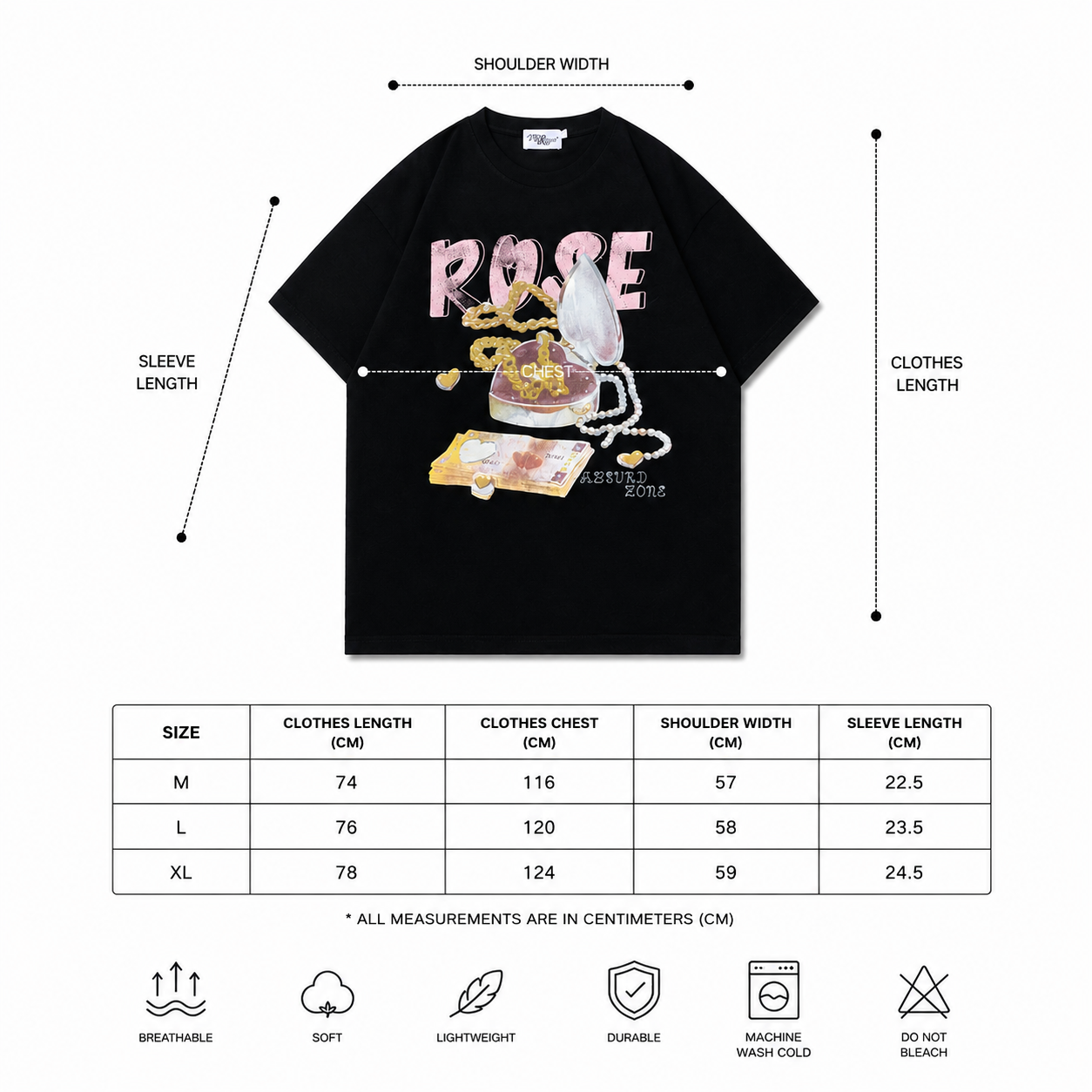 LENCE Heavyweight Signature Tee