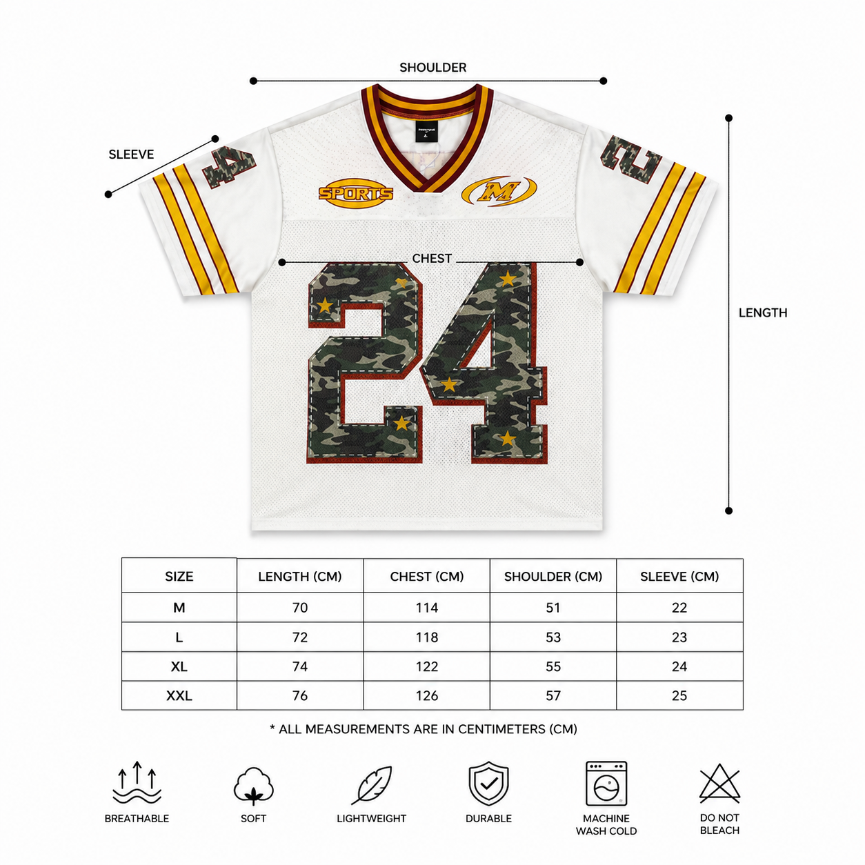 LENCE White Jersey 24 - Lence Store
