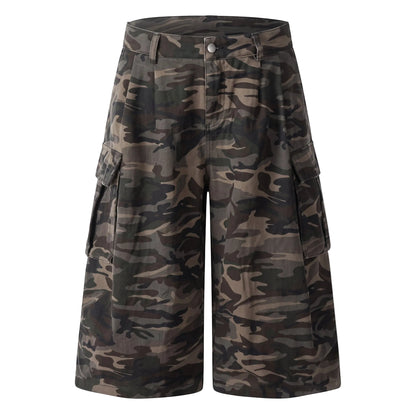 LENCE Camo Capri Shorts