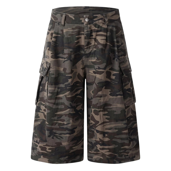 LENCE Camo Capri Shorts