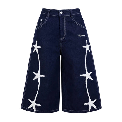 LENCE Wide Capri Shorts