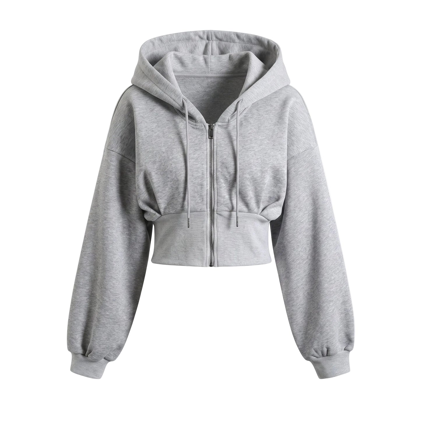 LENCE Cropped Zip Hoodie