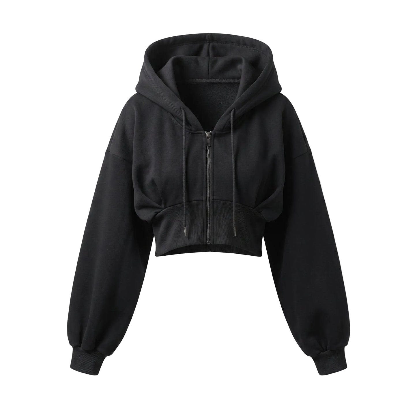 LENCE Cropped Zip Hoodie