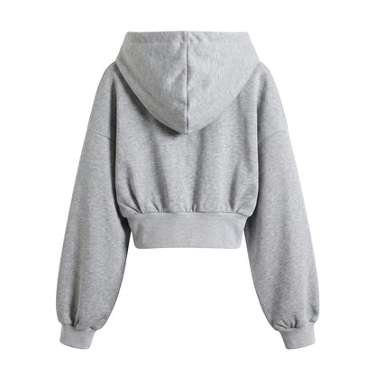 LENCE Cropped Zip Hoodie