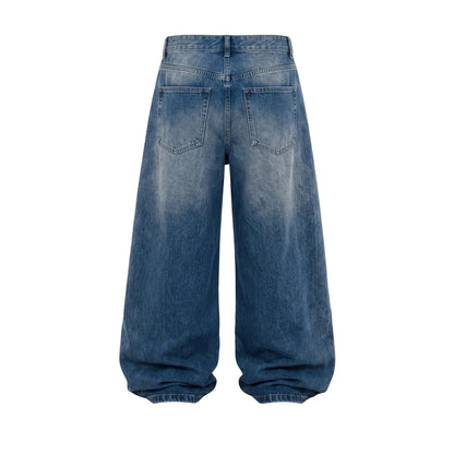 LENCE Loose Wash Jeans