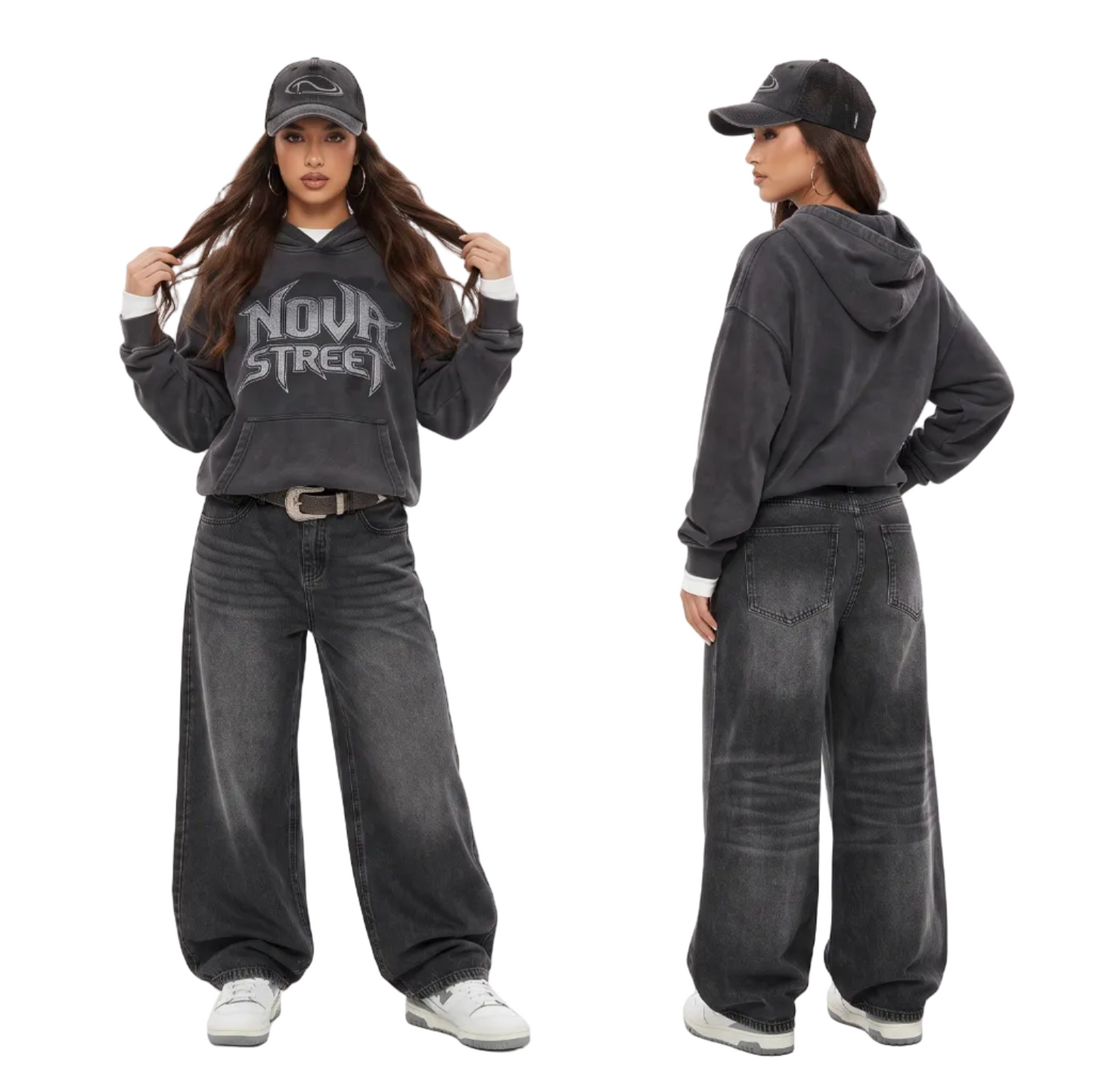 LENCE Retro Wide Jeans