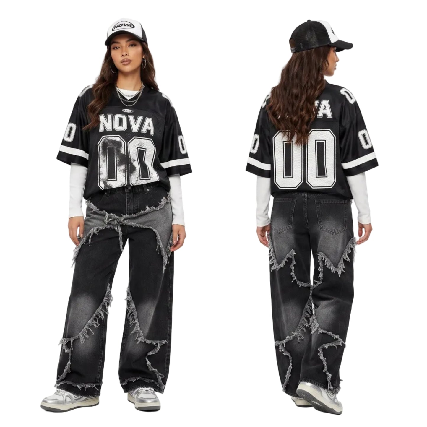 LENCE Star Patch Denim