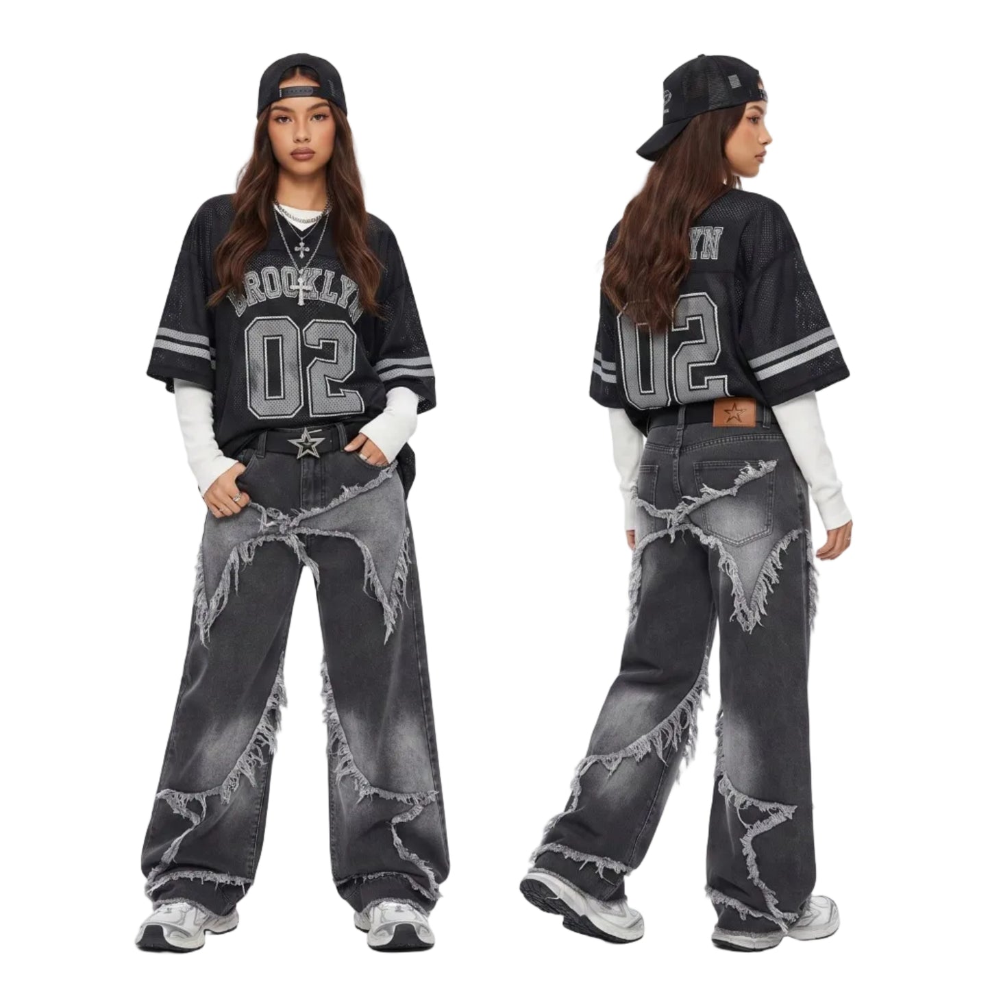LENCE Star Patch Denim