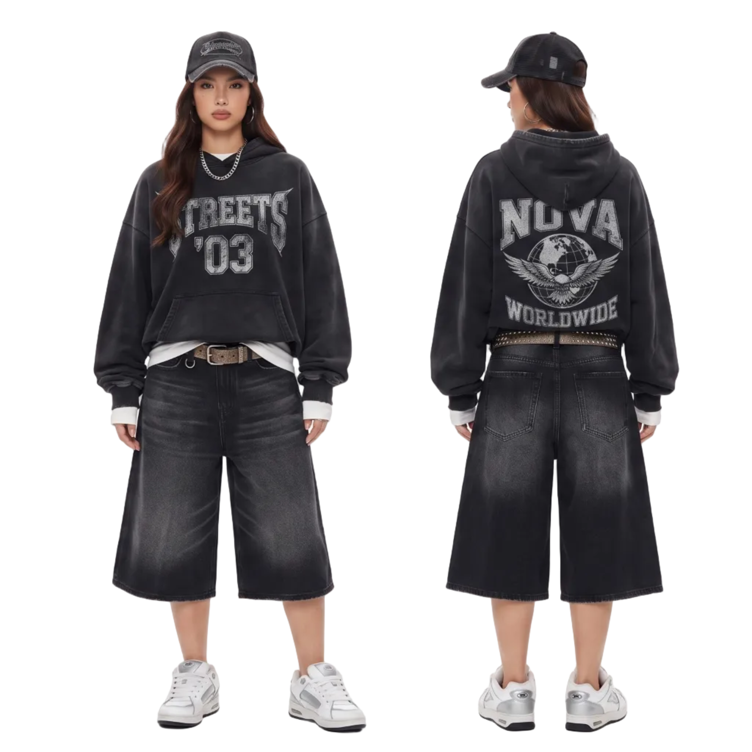 LENCE Mid Denim Shorts - Lence Store