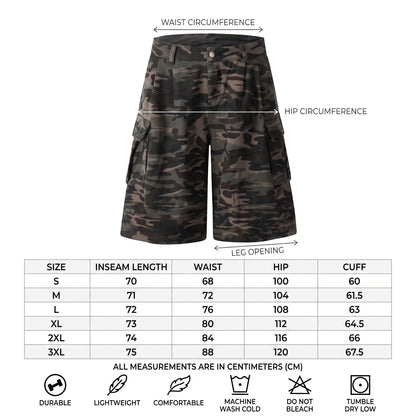 LENCE Camo Capri Shorts