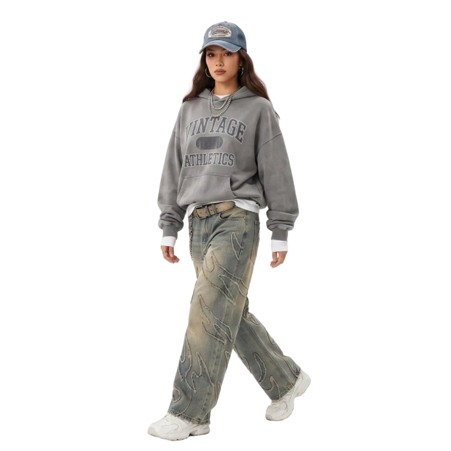 LENCE Vintage Batwing Jeans - Lence Store