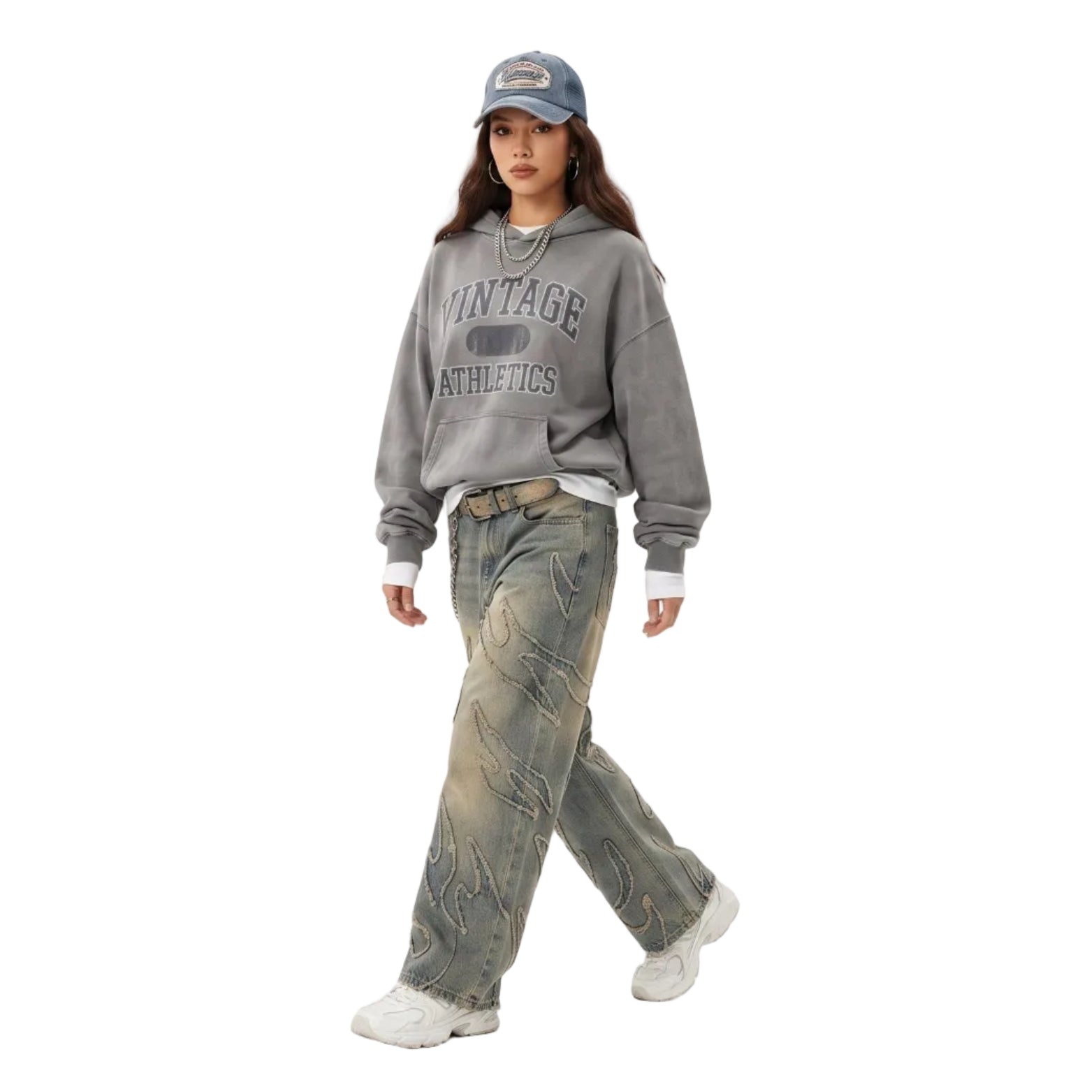 LENCE Vintage Batwing Jeans - Lence Store