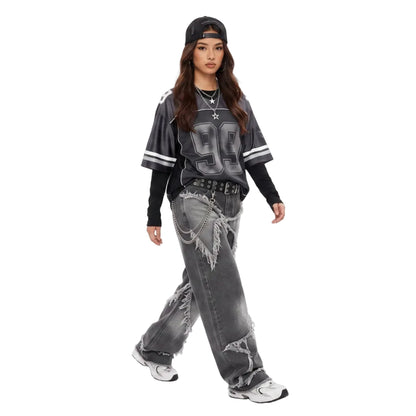 LENCE Star Patch Denim