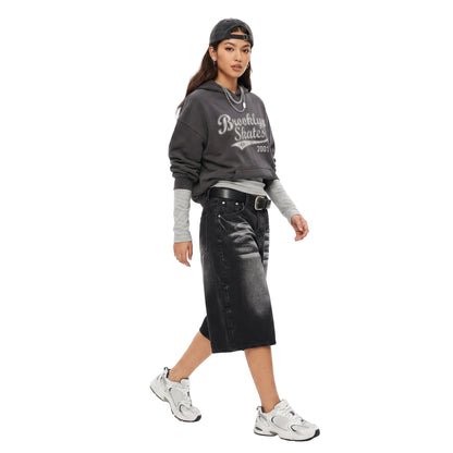 LENCE Washed Capri Shorts - Lence Store