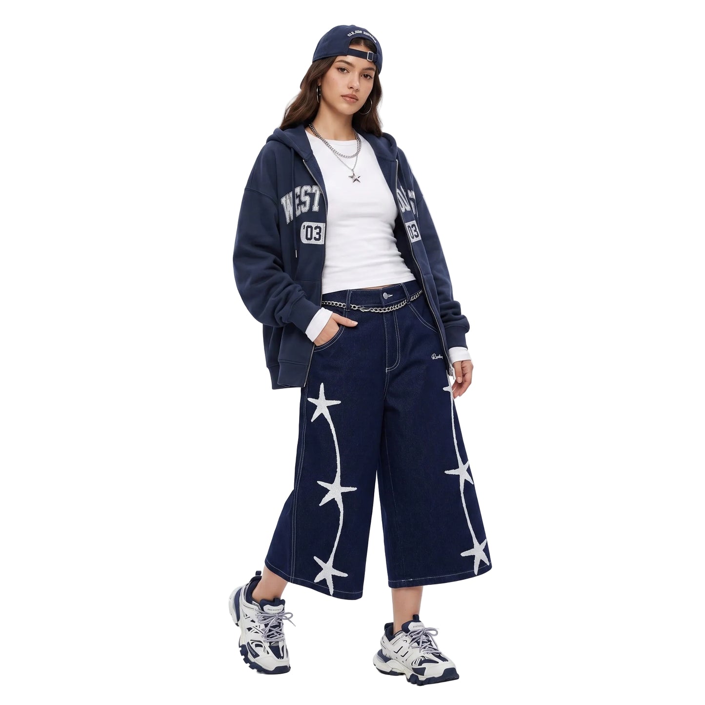 LENCE Wide Capri Shorts