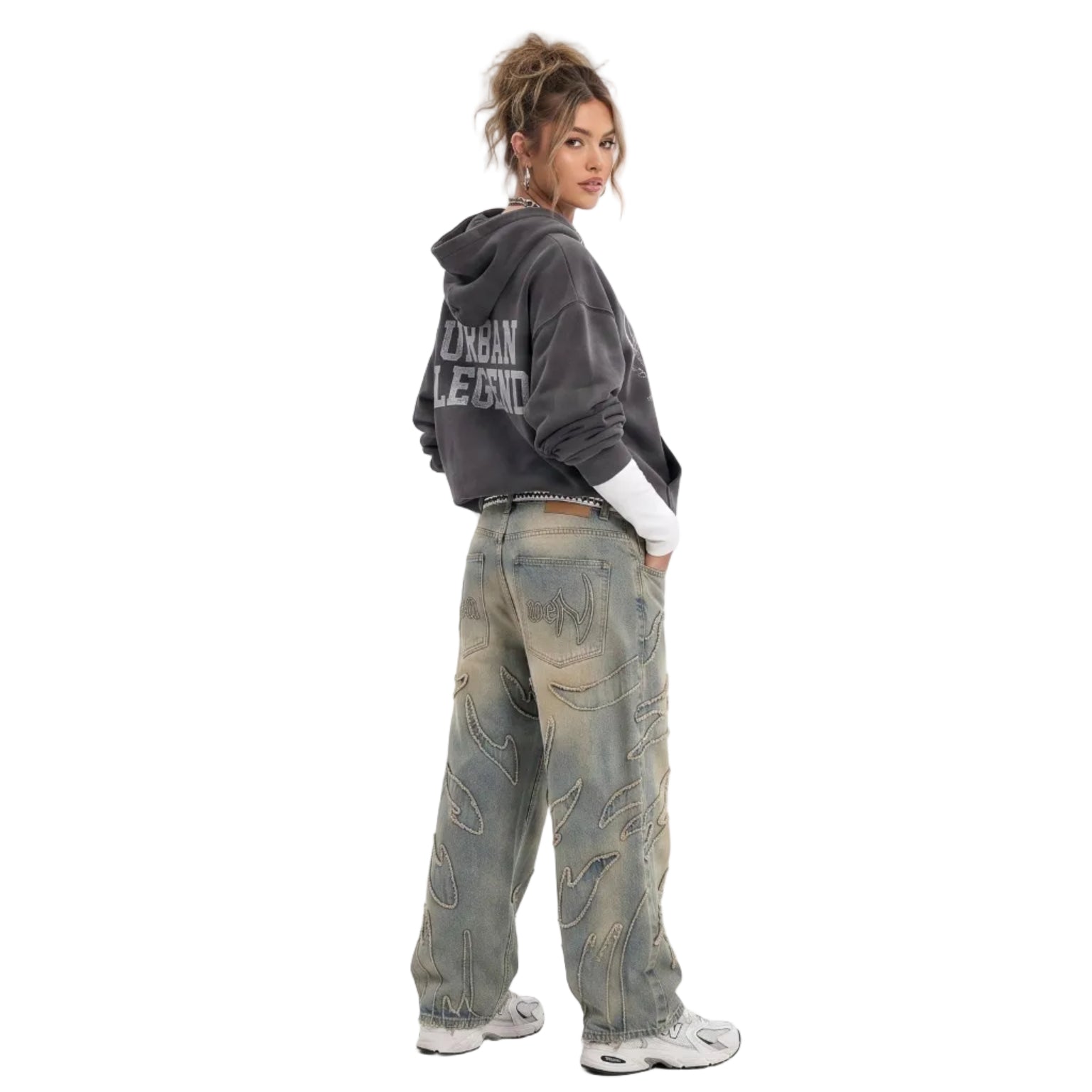 LENCE Vintage Batwing Jeans - Lence Store