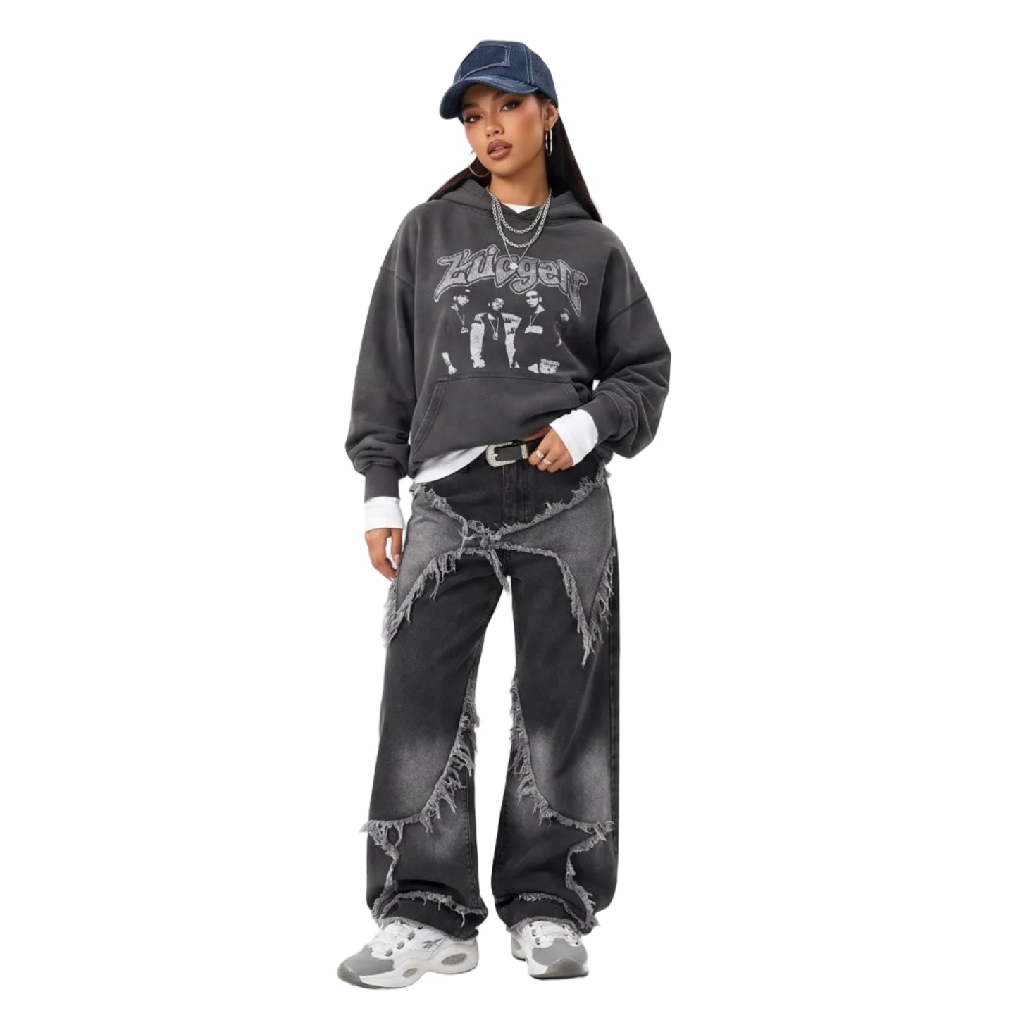 LENCE Star Patch Denim
