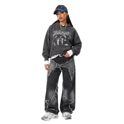 LENCE Star Patch Denim