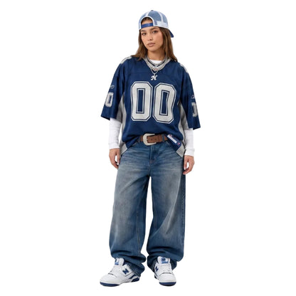 LENCE Loose Wash Jeans