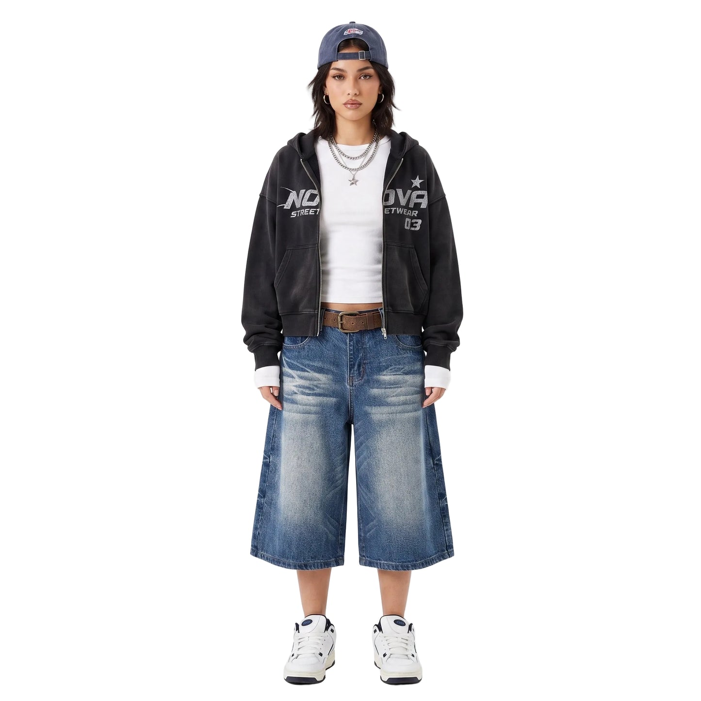 LENCE Washed Capri Shorts - Lence Store