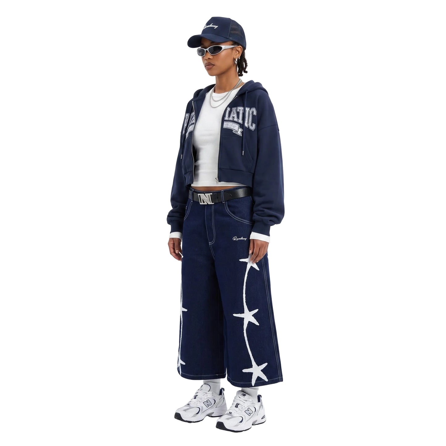 LENCE Wide Capri Shorts