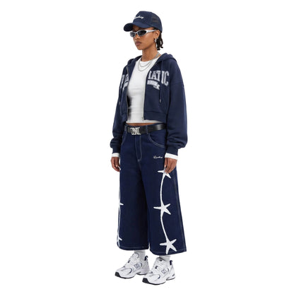 LENCE Wide Capri Shorts